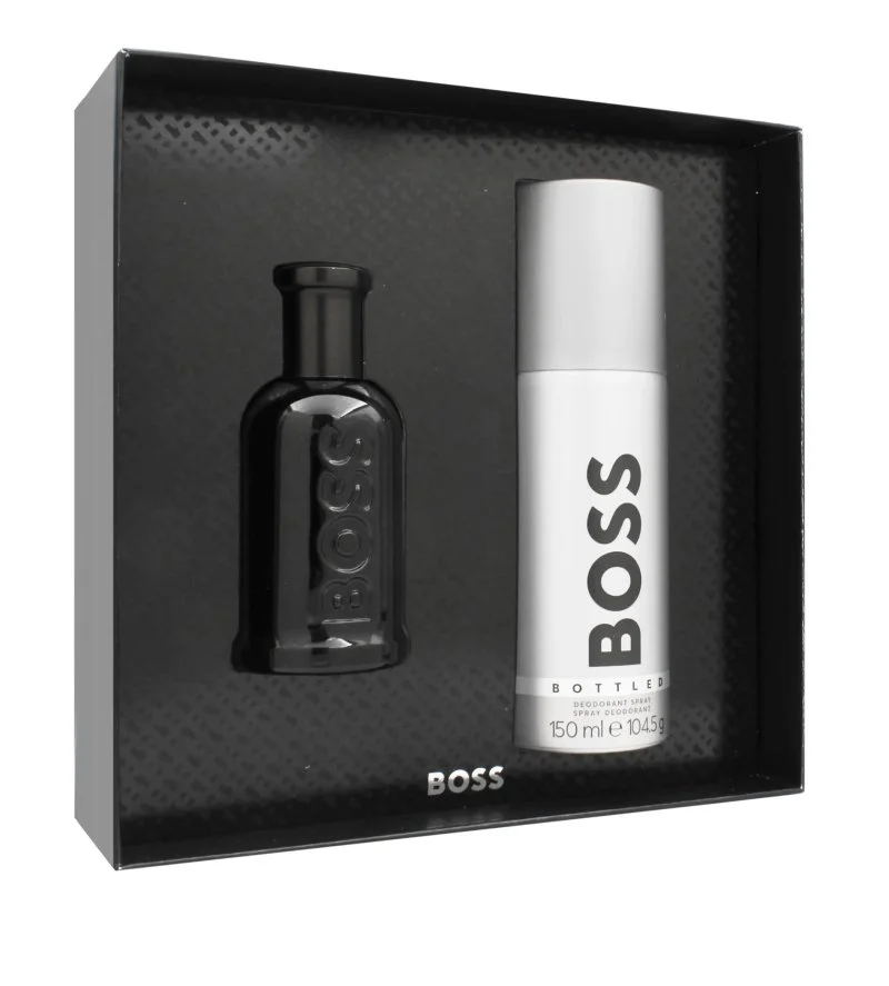 Boss Bottled Parfum gavesæt 50 ml + deodorantspray parfume til mænd