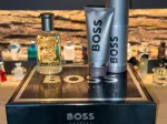Boss Bottled gavesæt til mænd eau de toilette 100 ml + shower gel 100 ml + deodorantspray 150 ml 100 ml + sprchový gel 100 ml + deosprej 150 ml