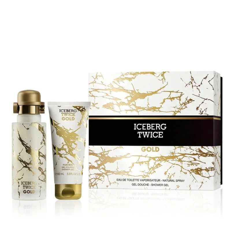 Iceberg Twice Gold Eau de Toilette til mænd 125 ml + SG 100 ml
