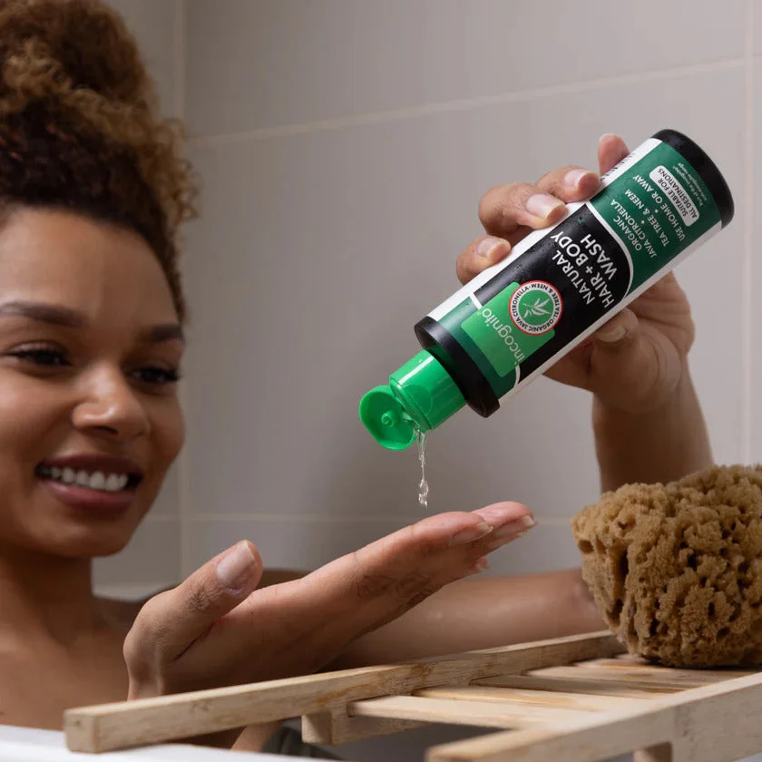 Incognito Beskyttende hår- og kropsshampoo med javacitronella (200 ml) 100 ml - behager ikke irriterende insekter og lus