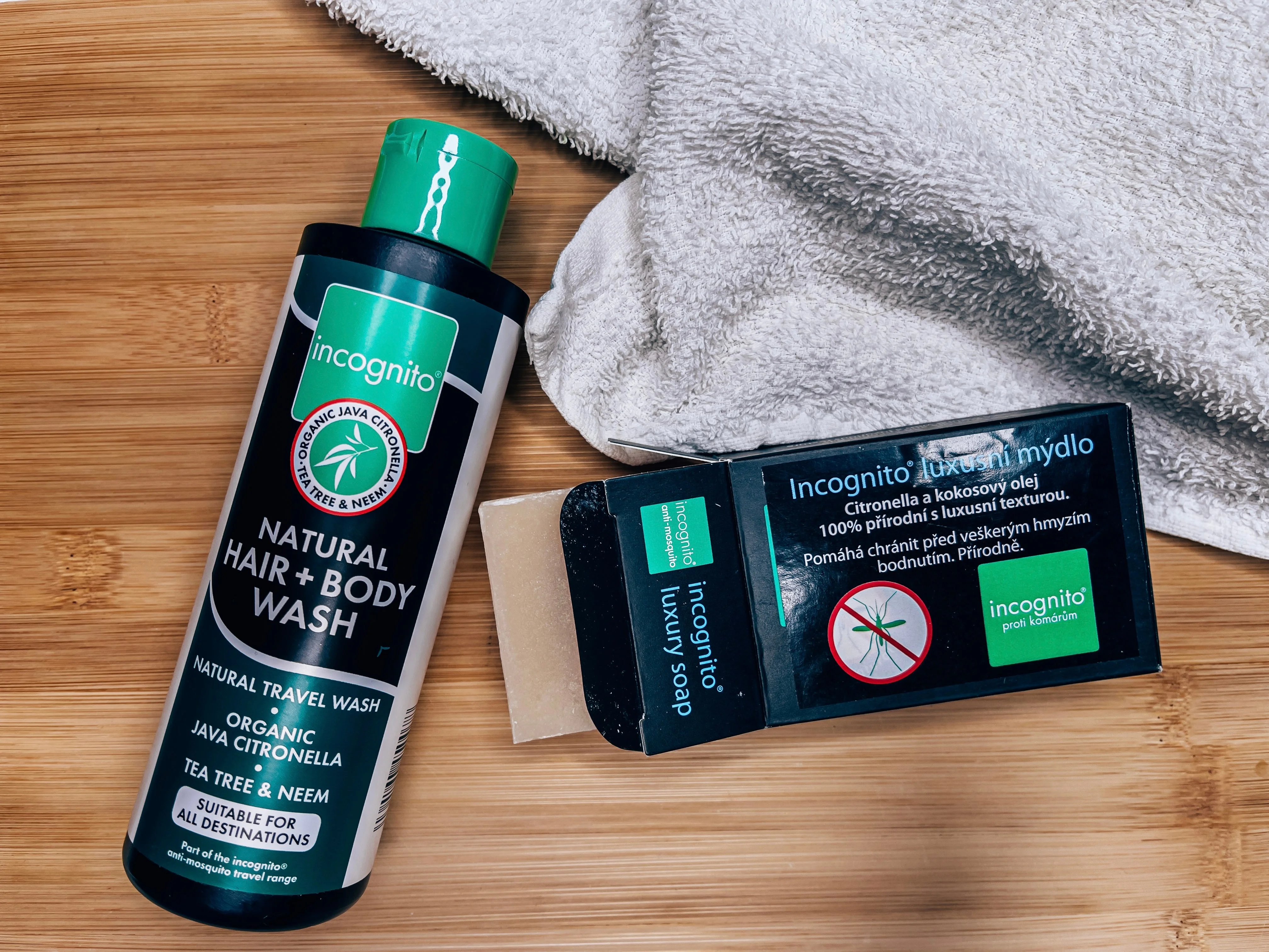 Incognito Beskyttende hår- og kropsshampoo med javacitronella (200 ml) 100 ml - behager ikke irriterende insekter og lus