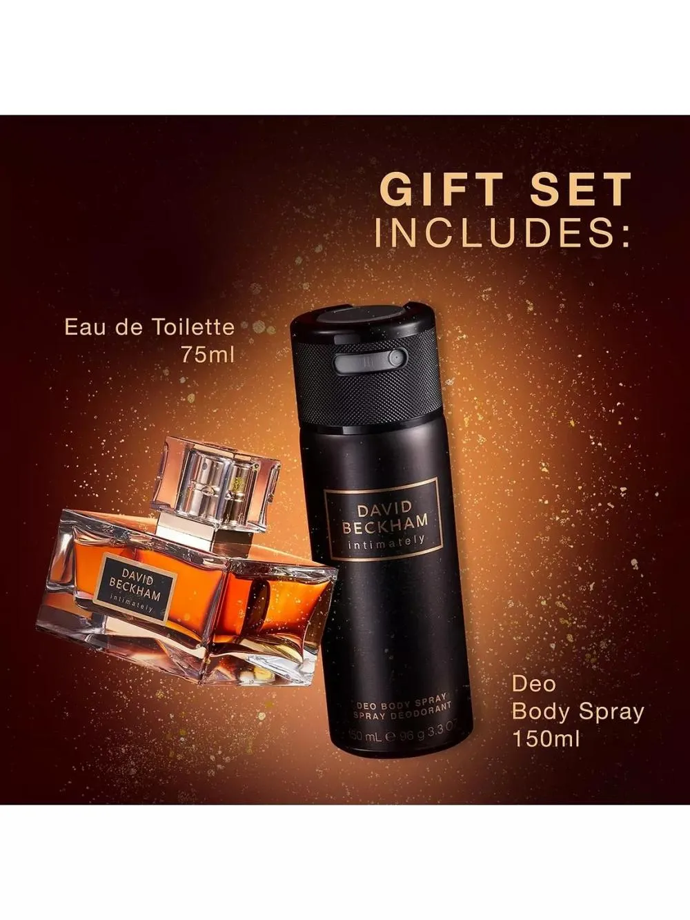 Intimately Men gavesæt 75 ml + deodorantspray eau de toilette til mænd