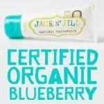 Jack n Jill Børnetandpasta - blåbær BIO (50 g) - fluoridfri, med økologisk calendulaekstrakt