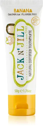 Jack n Jill Børnetandpasta - jordbær BIO (50 g) - fluoridfri, med økologisk calendulaekstrakt