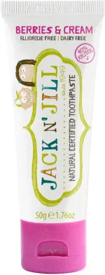 Jack n Jill Børnetandpasta - Milkshake (50 g) - fluorfri, med økologisk calendulaekstrakt