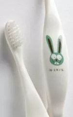 Jack n Jill Børnetandbørste Bunny - lavet af majsstivelse