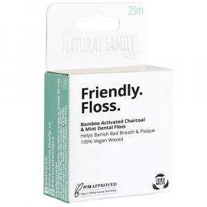 NFco. Friendly Floss (25 m) - med mynte og aktivt kul