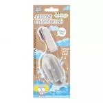 Jack n Jill Silikontandbørste fingertandbørste til babyer (2 stk.) etui - til børn fra 6 til 12 måneder