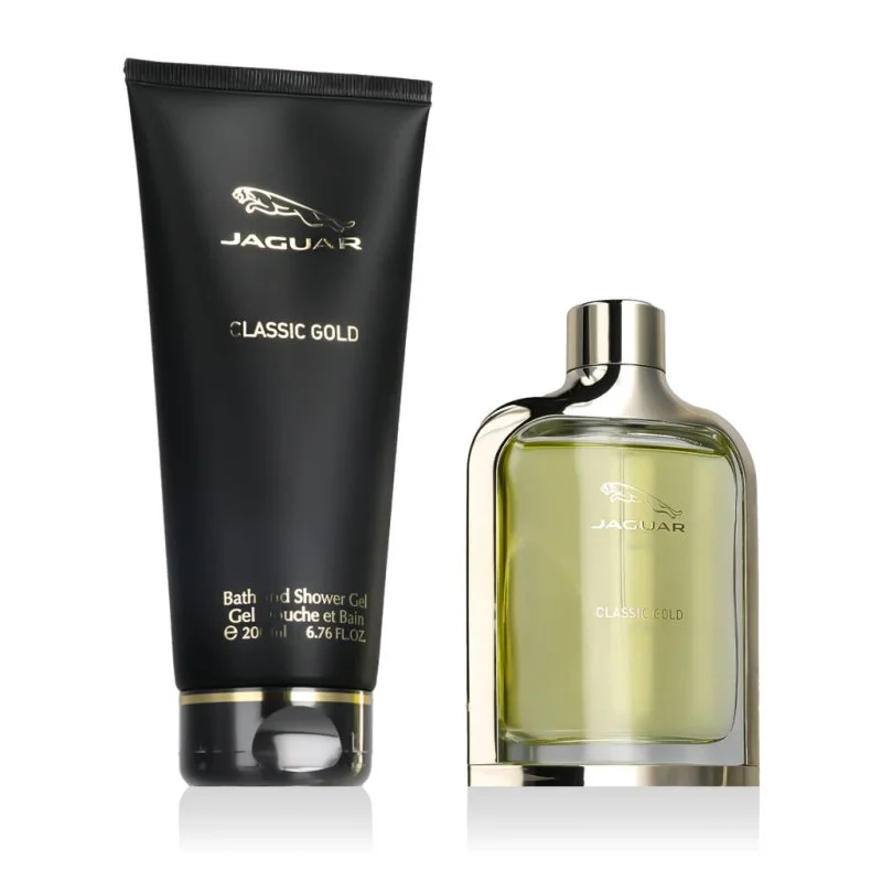Jaguar Classic Gold 100 ml + SG Eau de Toilette til mænd 200 ml