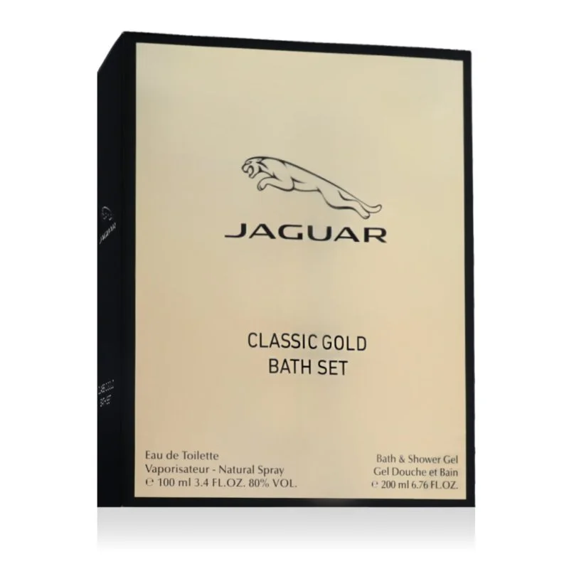 Jaguar Classic Gold 100 ml + SG Eau de Toilette til mænd 200 ml
