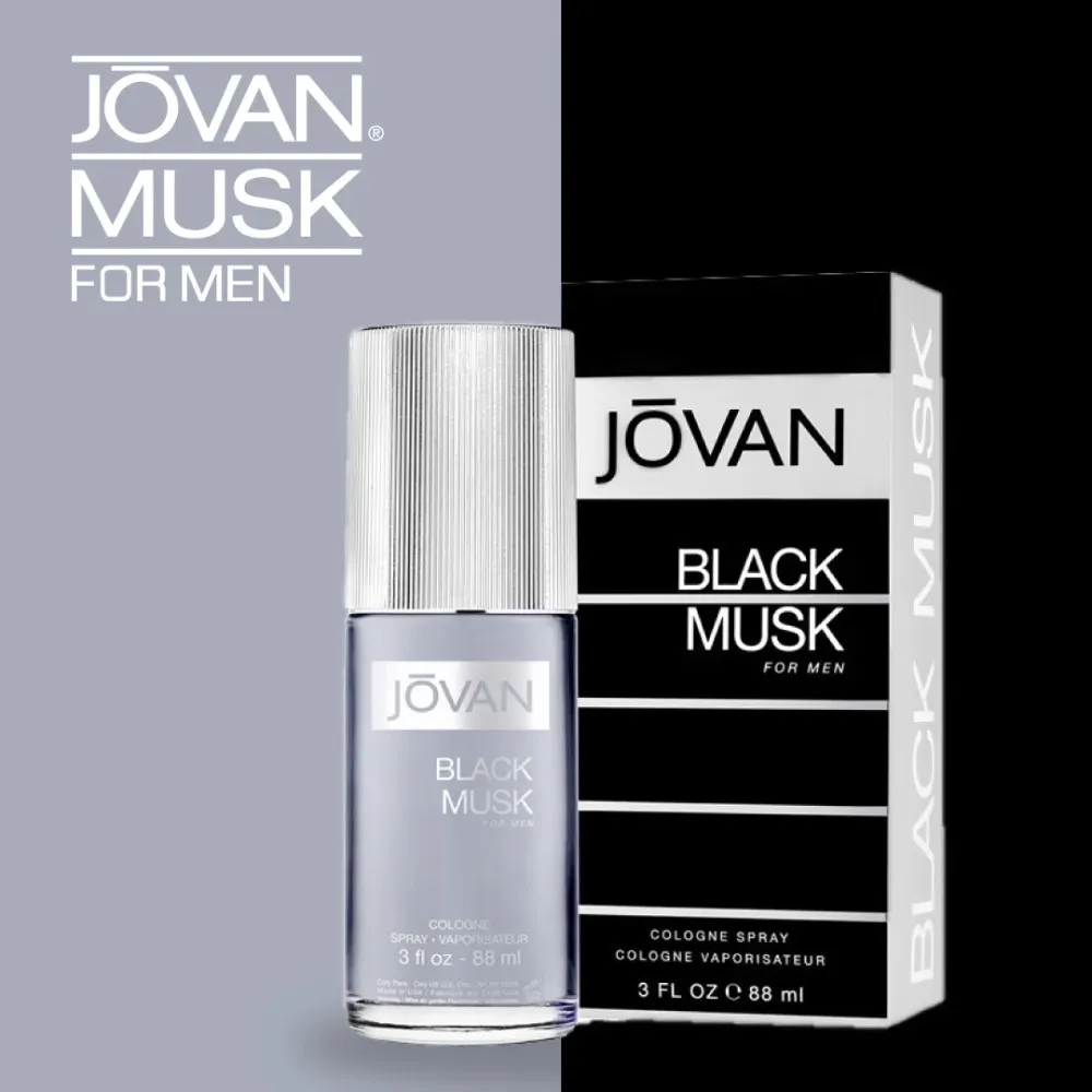 Musk Black eau de cologne til mænd 88 ml