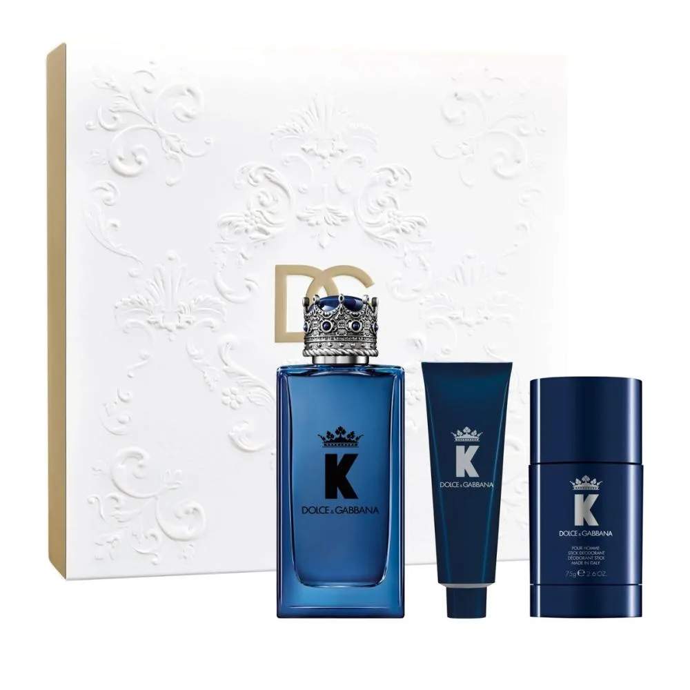 K pour Homme Eau de Parfum til mænd 100 ml + deodorant stick 75 g + brusegel 50 ml