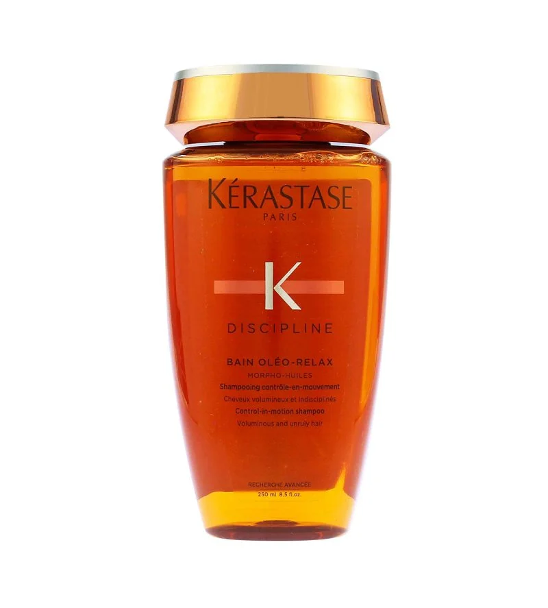 Discipline Bain Oléo-Relax udglattende shampoo til uregerligt hår 250 ml