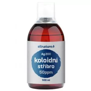 Allnature Kolloidt sølv Ag200 - 50 ppm 500 ml