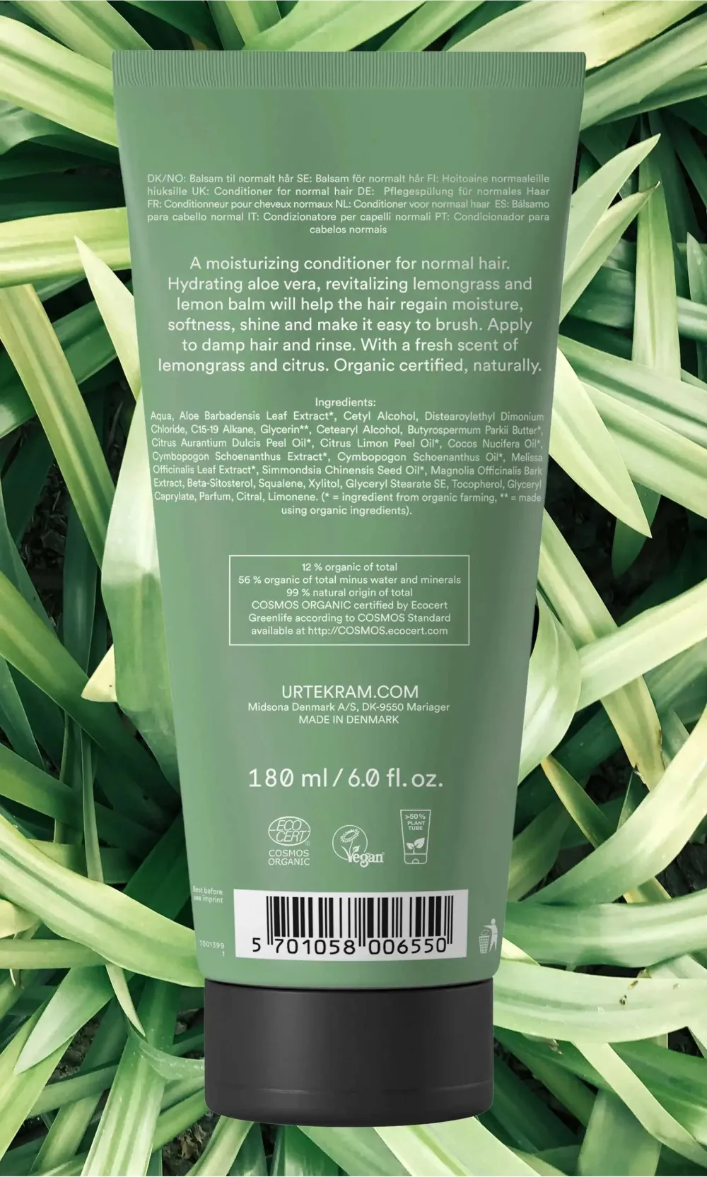 Urtekram Balsam citrongræs 180 ml BIO