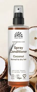 Urtekram Conditioner spray kokosnød 250ml BIO, VEG