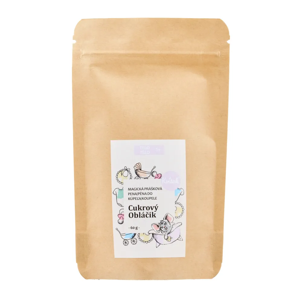 Kvitok Magic Bath Foam Powder - Sukkerflager 60 ml
