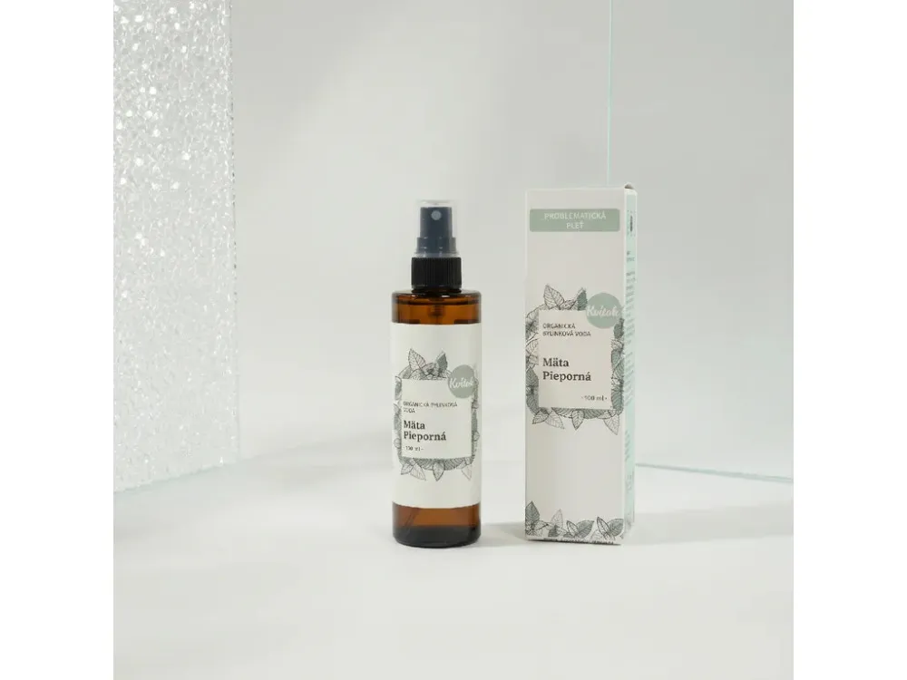 Kvitok Urtevand - pebermynte BIO (100 ml)