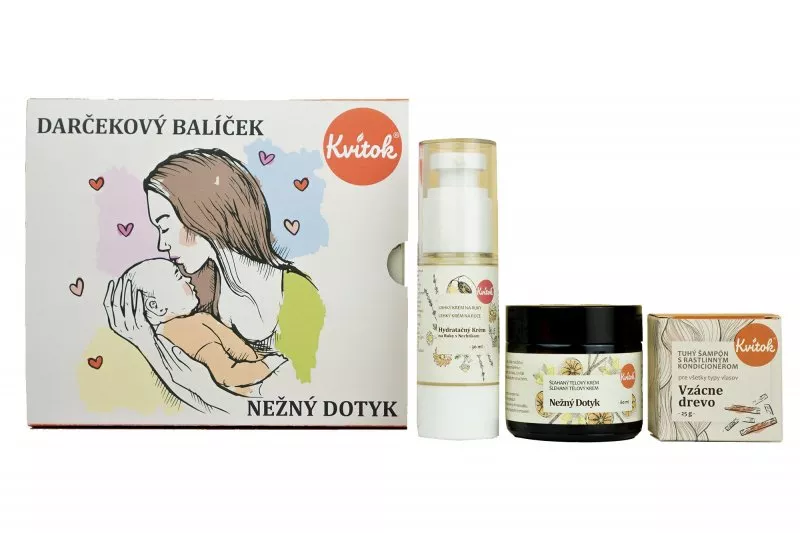 Kvitok Kosmetisk gavepakke til kvinder Tender touch - luksus fugtgivende pleje