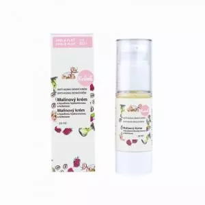 Kvitok Raspberry Day Cream til moden hud 40 (30 ml) - med E-vitamin og koffein