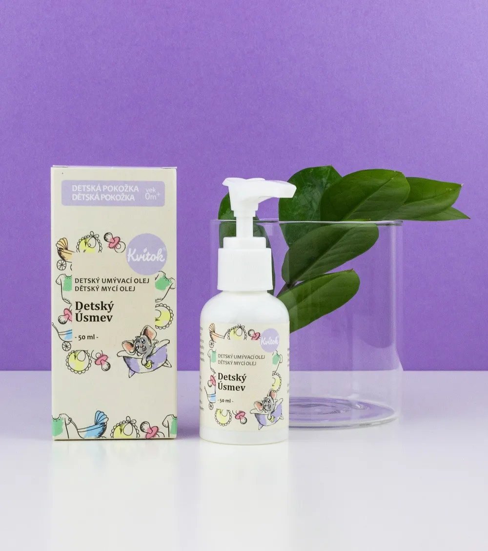 Kvitok Baby Smile Baby Wash Oil (50 ml) - ny formel