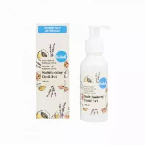 Kvitok Multifunktionel 3-i-1 rensemiddel i to trin (100 ml) - fjerner make-up, renser og toner