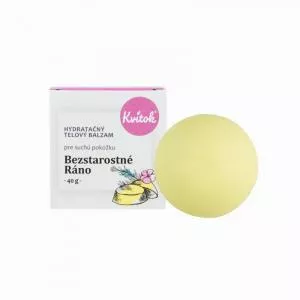 Kvitok Fugtighedsgivende kropsbalsam Carefree Morning (40 g) - dufter af blomster og citrus