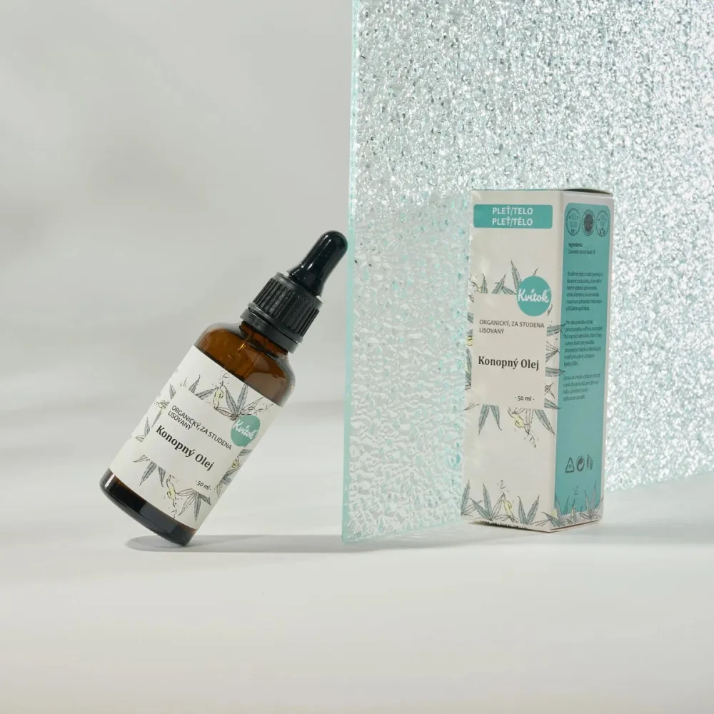 Kvitok Hampe hudolie (50 ml) - lindrer eksem, regenererer huden