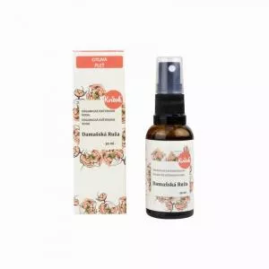 Kvitok Blomstervand med spray - Damask Rose BIO (30 ml) - universel brug