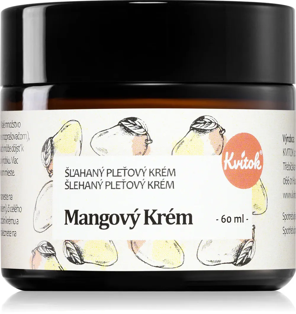 Kvitok Mangocreme til følsom og tør hud (60 ml) - ny formel