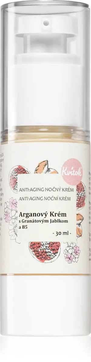 Kvitok Argan Night Cream til moden hud 30 (30 ml) - bremser hudens aldring
