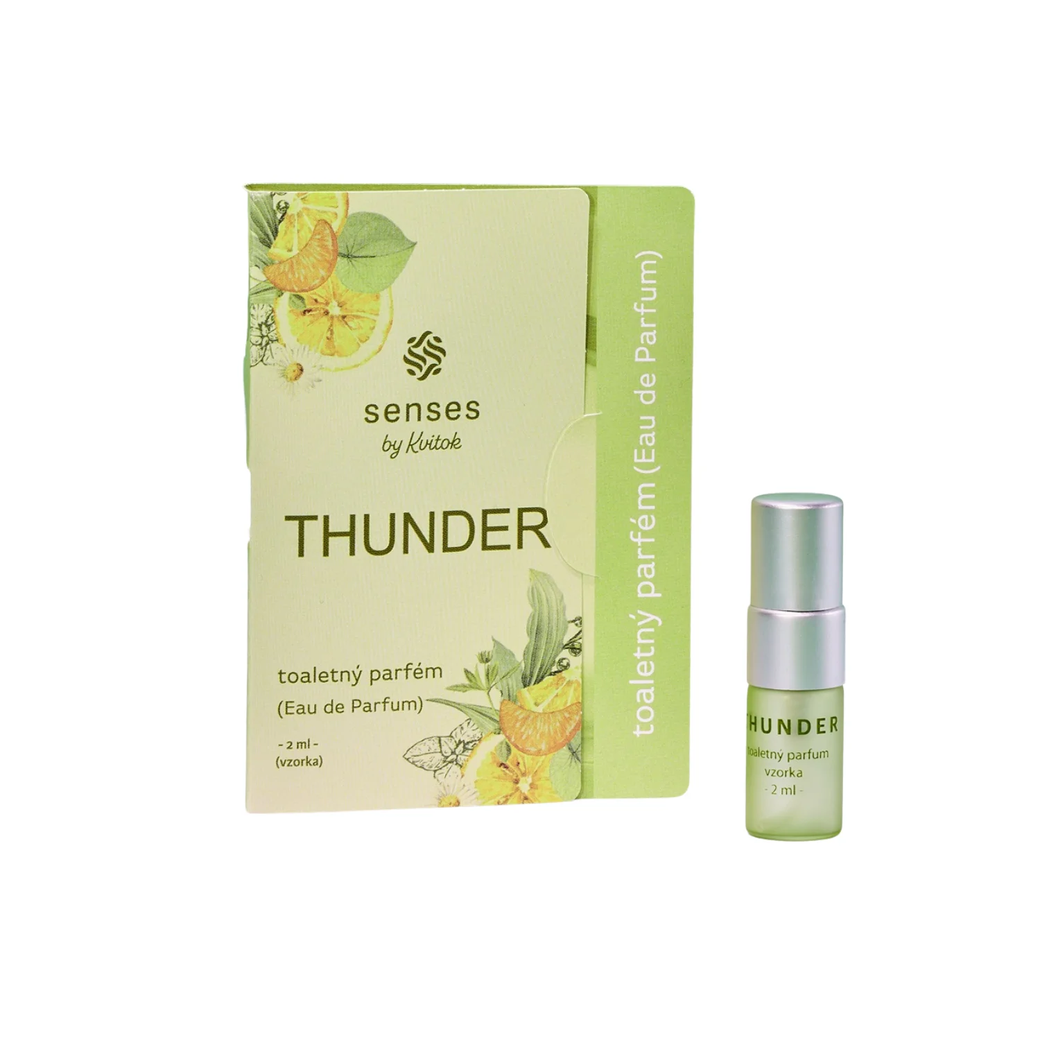 Kvitok Senses Toiletparfume Thunder - prøve (2 ml) - frisk krydret duft