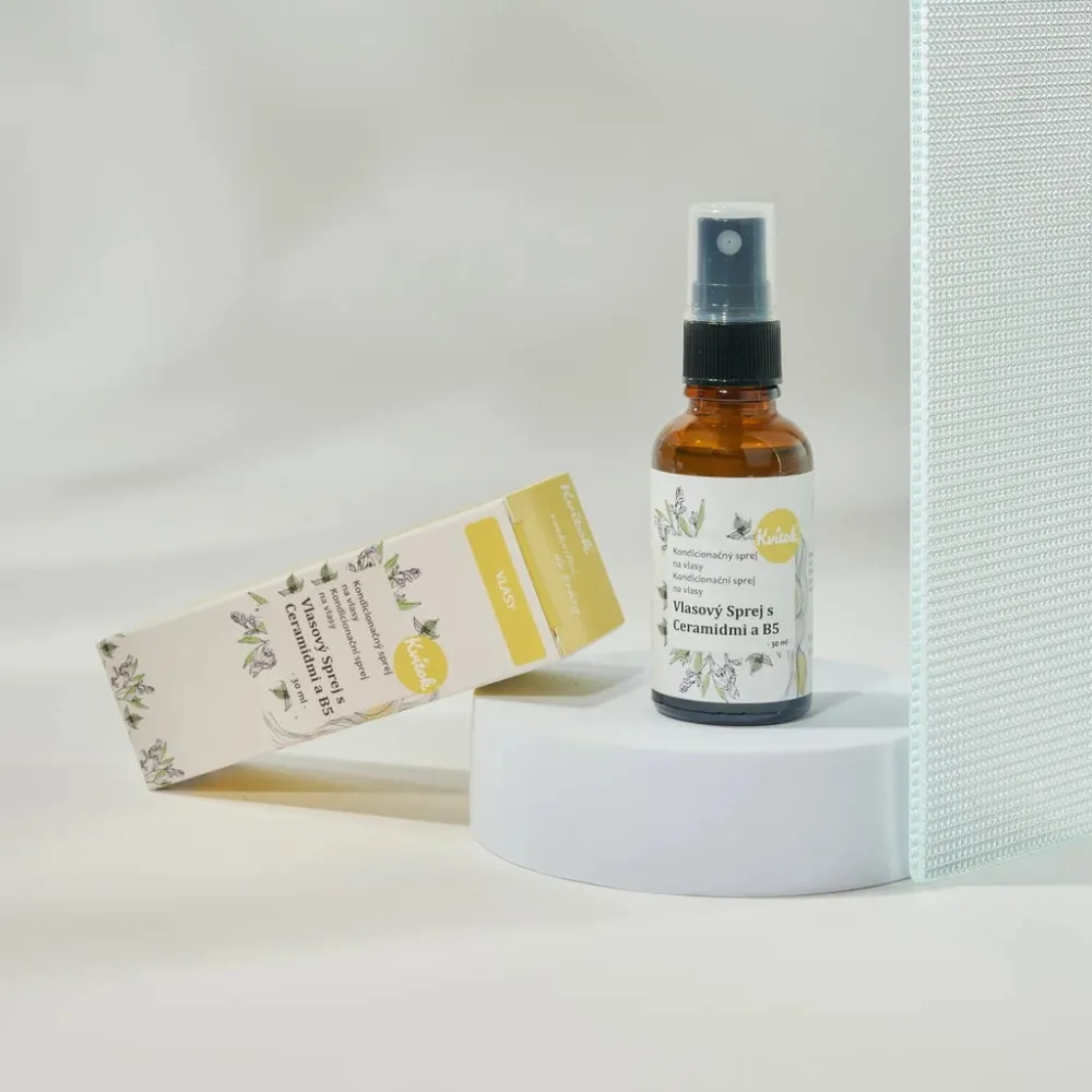 Kvitok Spray til udglatning og beskyttelse af håret (30 ml) - med ceramider og provitamin b5