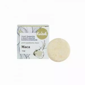 Kvitok Solid shampoo med Maca balsam (25 g) - stimulerer hårvækst
