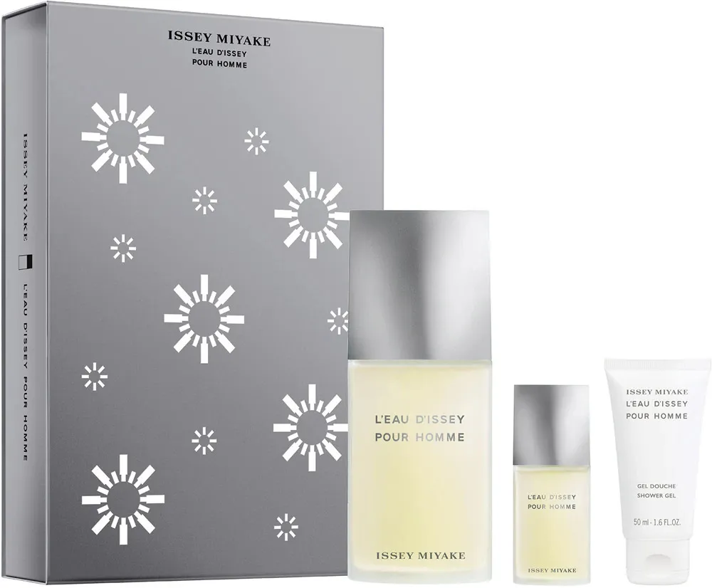 L'Eau d'Issey Pour Homme 125 ml + EDT 15 ml + SG eau de toilette til mænd 50 ml
