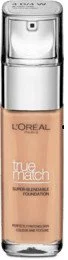 L'Oréal True Match Foundation - 4W Gylden Naturlig