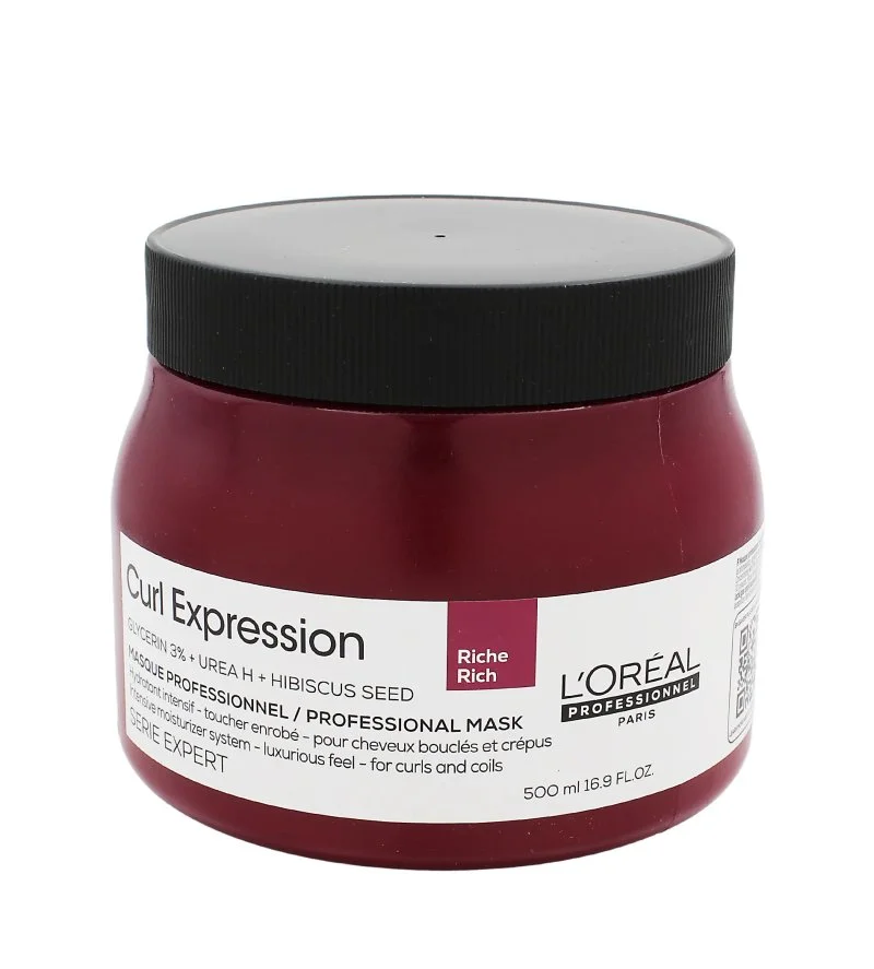Serie Expert Curl Expression Rich intensivt fugtgivende hårmaske til bølget og krøllet hår 500 ml