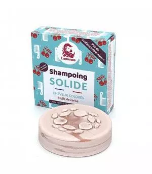 Lamazuna Solid shampoo til farvet hår - kirsebærolie (70 g)