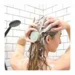 Lamazuna Solid shampoo til fedtet hår med grønt ler og spirulina (70 g)