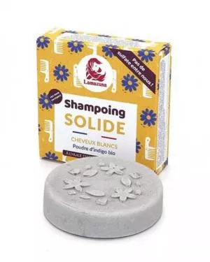 Lamazuna Stiv shampoo til gråt hår - indigo (70 g)