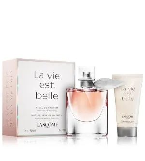 Lancôme La Vie Est Belle gavesæt til kvinder parfumeret vand 50 ml + bodylotion 50 ml