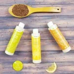 laSaponaria Økologisk shampoo med solsikke og sød appelsin 30 ml