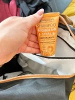 laSaponaria Økologisk shampoo med solsikke og sød appelsin 30 ml