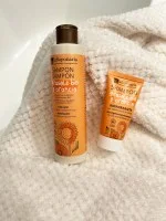 laSaponaria Økologisk shampoo med solsikke og sød appelsin 30 ml