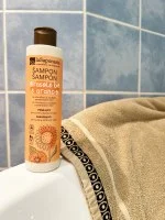 laSaponaria Økologisk shampoo med solsikke og sød appelsin 30 ml
