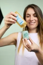 laSaponaria Applikator til roll-on-deodorant - genopfyldelig - bæredygtig løsning