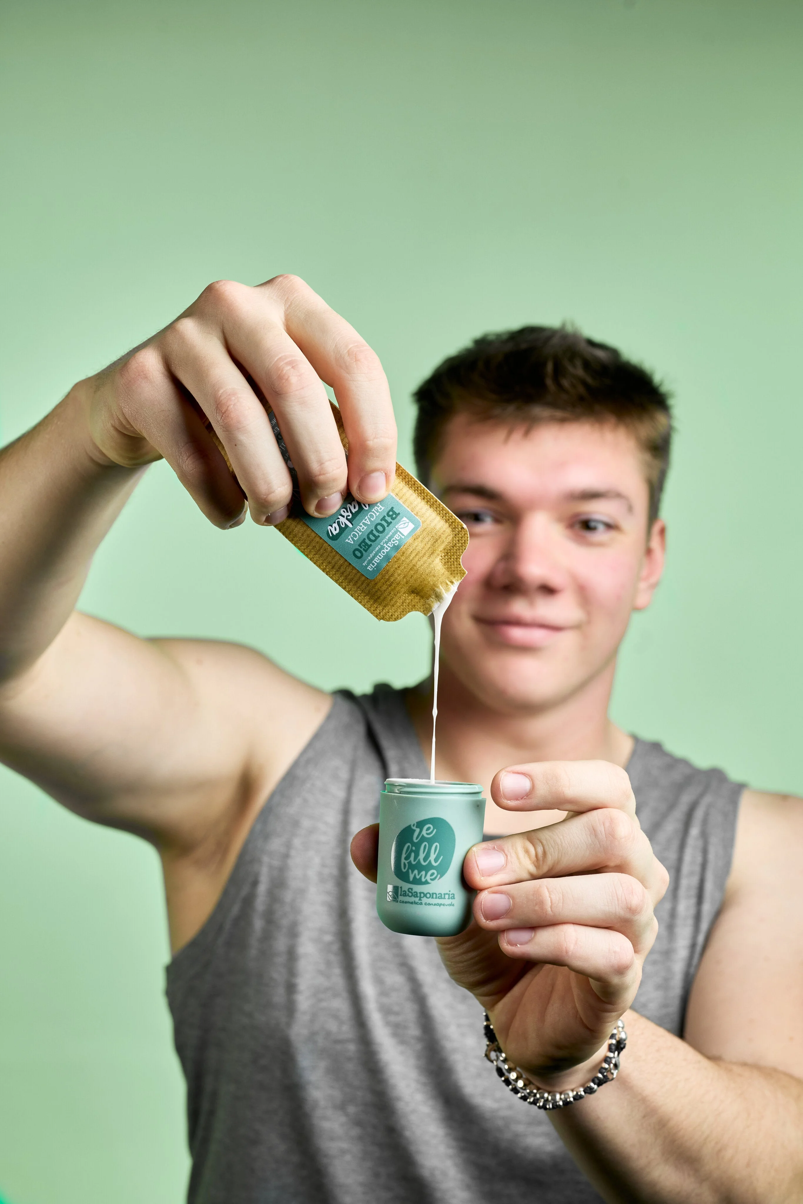 laSaponaria Applikator til roll-on-deodorant - genopfyldelig - bæredygtig løsning