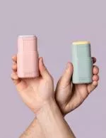 laSaponaria Solid deodorant-applikator - genopfyldelig Hvid - i elegante farver