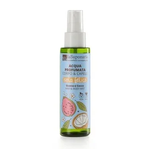 laSaponaria Krops- og hårmist Happy Island - kokos & guava (100 ml) - til krop og hår