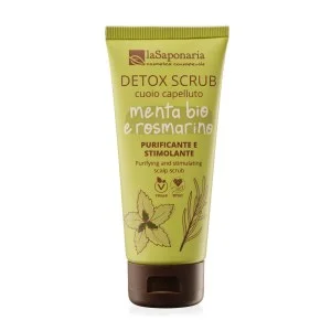 laSaponaria Afgiftende peeling til hovedbunden med mynte og rosmarin (100 ml)
